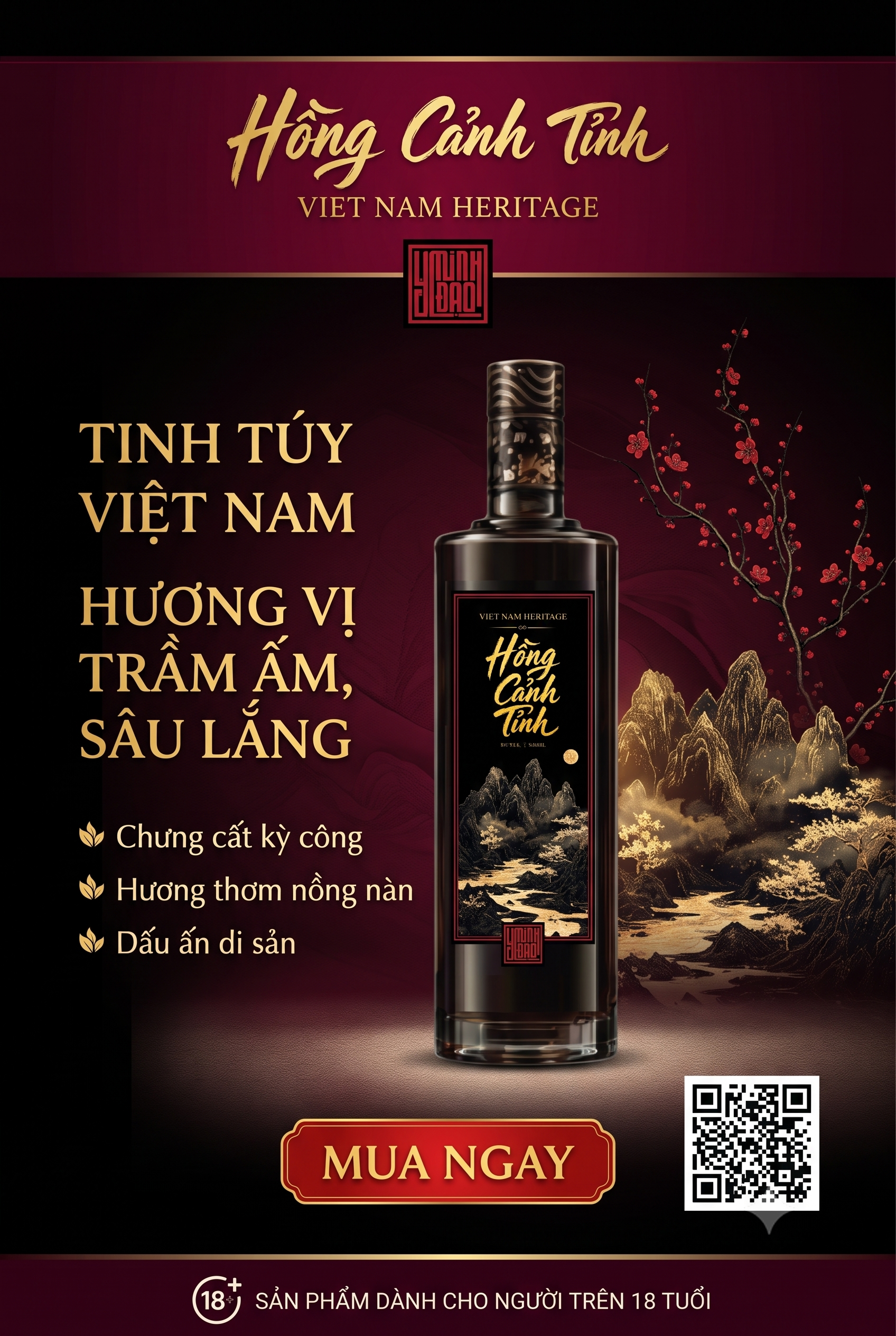 Banner Hồng Cảnh Tình Điện Thoại